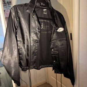 Nike Black Satin Jacket